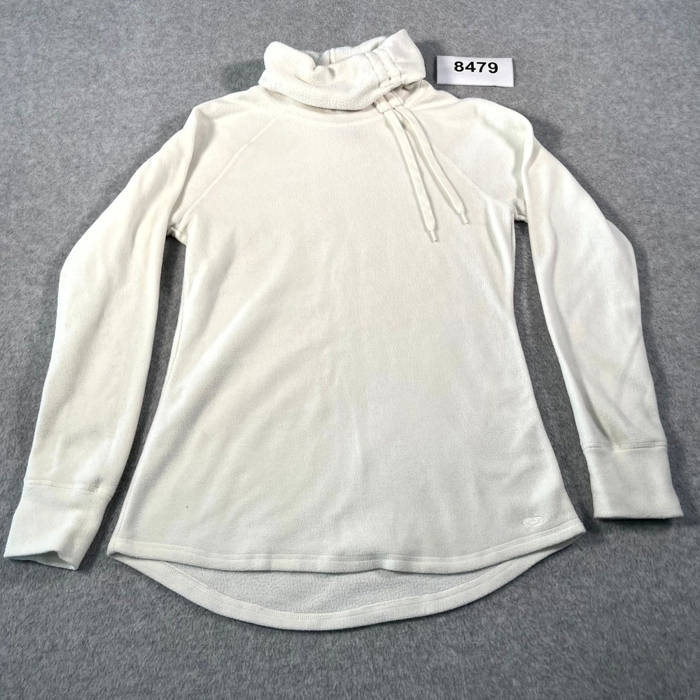C9 by Champion Sweatshirt Womens XS Beige Fleece Cowl Neck Pullover Casual
